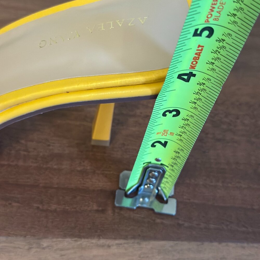 ALEXA WANG Yellow Padded Slide Sandals for Women - Picture 8 of 9